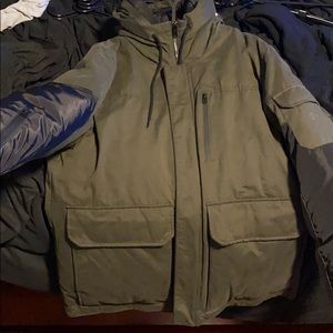 Zara green winter jacket